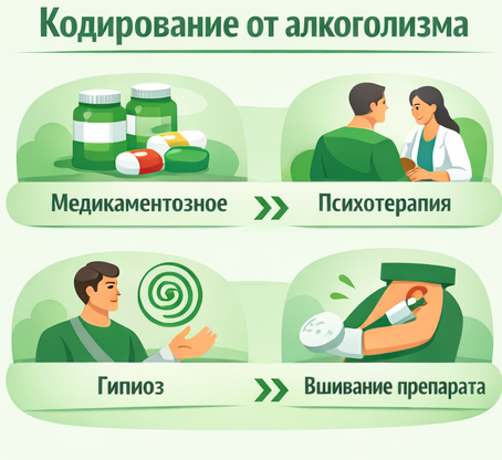 кодирование от алкоголизма в Североморске Санати